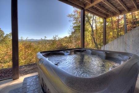 Eagles View - Lower Level Patio Hot Tub