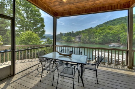 Jump Right In- Outdoor main level deck area with outdoor seating