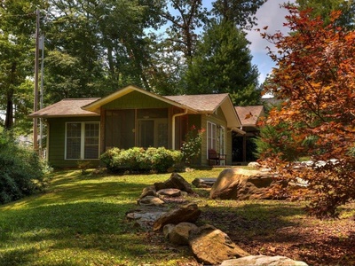 Blue Ridge Lake Retreat - Lake View of Cottage