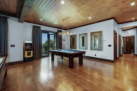 The Sanctuary: Lower Level Entertainment Room