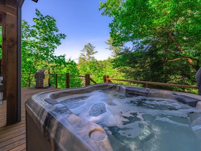 A Little Stoney River - Hot Tub View