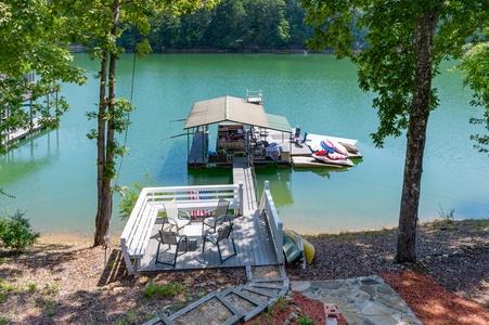 Lakeview Lounge - Entry Level Deck's View of Dock Area