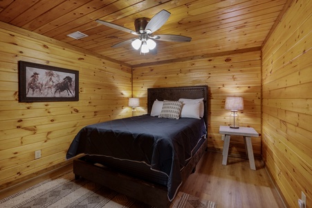 Cherry Goose Lodge - Lower Level Guest Queen Bedroom