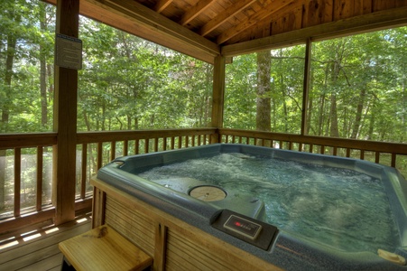 Serendipity - Hot Tub on Entry Level Screened-In Deck