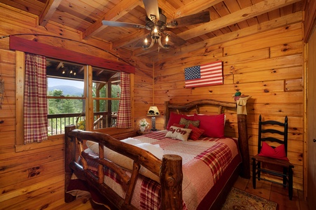 Three Loves Cabin - Entry Level Queen Bedroom