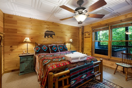 Feather Ridge - Lower Level Queen Bedroom