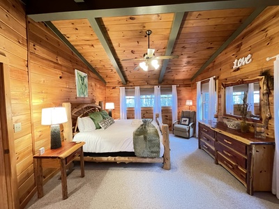 Bear Creek:  Upper Level Master Bedroom