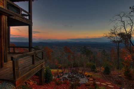 Sky's The Limit - Fire Pit at Dusk