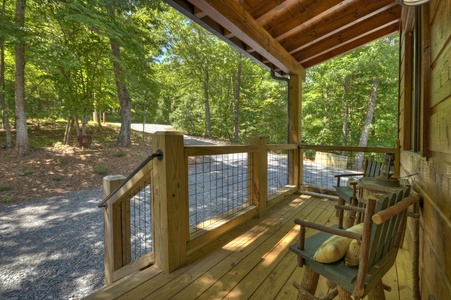 Once In A Blue Ridge: Front Porch View