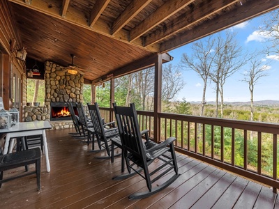 Drink Up The View - Entry Level Deck with Rocking Chairs