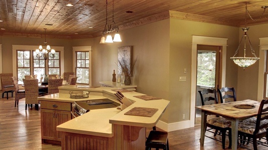Blue Ridge Lake Retreat - Kitchen's View