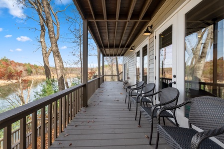 Blue Ridge Bliss - Lower Deck Seating