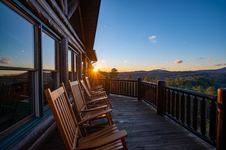 Serenity- View from Deck at Dusk