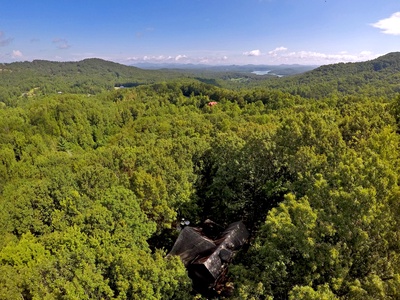 Away from Everyday: Aerial View of Cabin