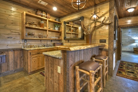 Privacy Peak - Lower Level Wet Bar