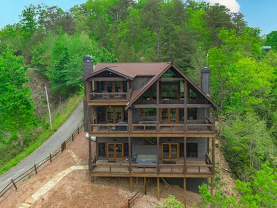 Dream Catcher- Aerial view of the cabin