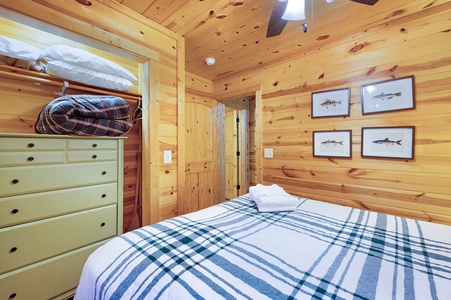 Storybook Hideaway: Upper-level Guest Bedroom