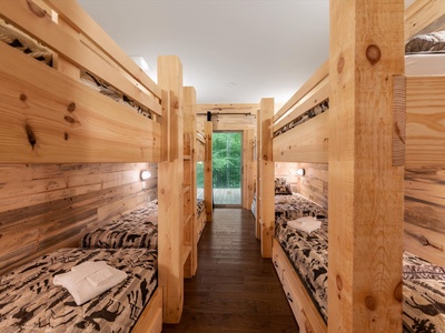 Creek Songs- lower level bunk room