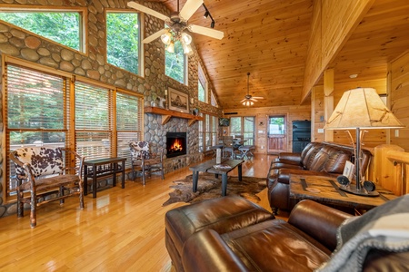 Sunset in the Mountains - Entry Level Living Room