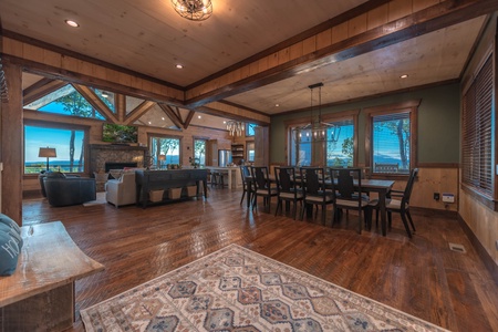 Southern Star - Showcasing the open floor plan from the dining area