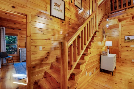 Palmer's Point - Live Edge Stairs