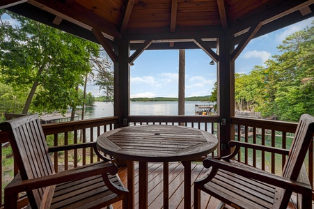 When In Rome - Gazebo overlooking Lake Blue Ridge