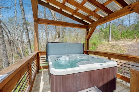 Rustic Elegance - Covered Hot Tub