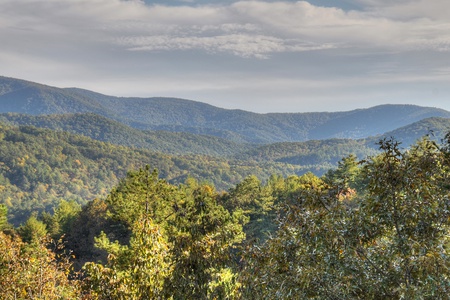 The Good Place- Long range mountain views from the deck