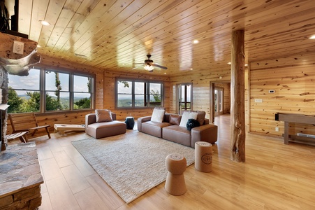 Bluetique- Lower level living area