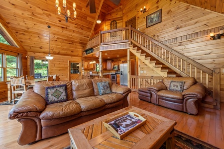 Mountain High Lodge - Entry Level Living Room