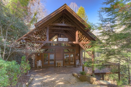 Rushing Waters - Entry way to Cabin