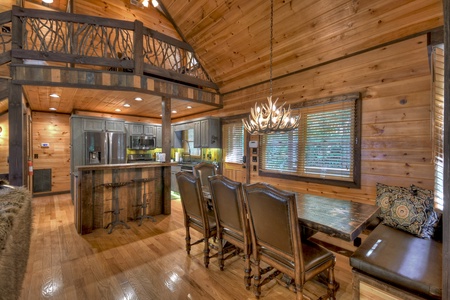 Hemptown Heights- Dining room and kitchen space