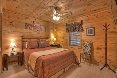 Falling Leaf- Bedroom with rustic decor