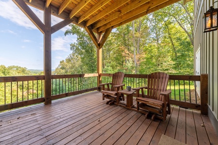 A Mornings' Mist - Lower Level  Deck Seating