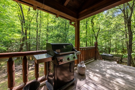 A Creek Runs Thru It - Covered Grilling Area Overlooking Fightingtown Creek