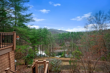 Echoes on the Lake - Mountain and Lake Blue Ridge Views