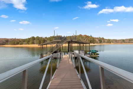 Blue Ridge Bliss - Dock Stairway