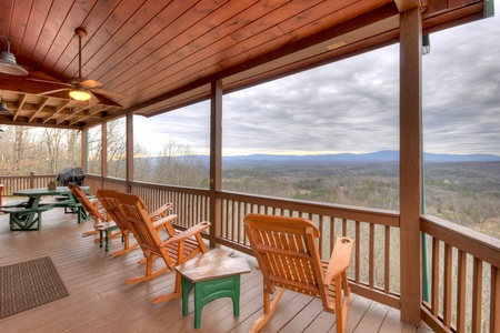 Amazing View - Outdoor seating on the deck