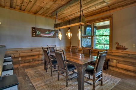 Once In A Blue Ridge: Dining Area