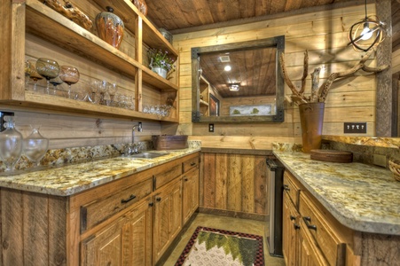 Privacy Peak - Lower Level Wet Bar