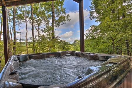 Away from Everyday: View from Hot Tub