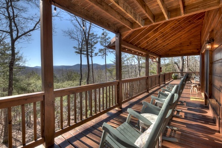 A Walk in the Clouds - Main Level Deck and Seating Area