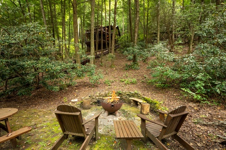 Paradise Found - Firepit on The Banks of Fightingtown Creek