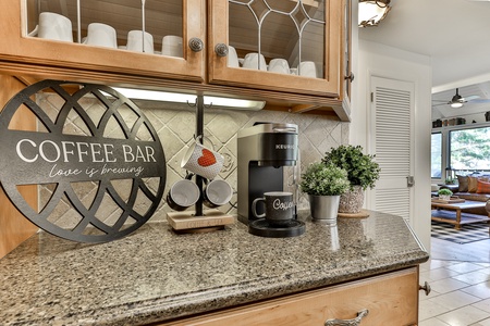 Lake View Bliss -  Coffee Station