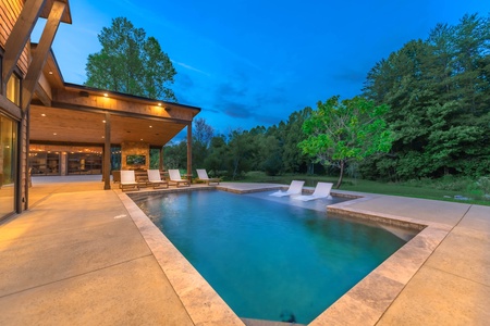 Cohutta Mountain Retreat- Pool view