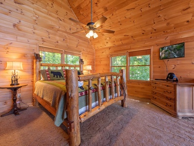 Bear Necessities-  Upper Level Master Bedroom