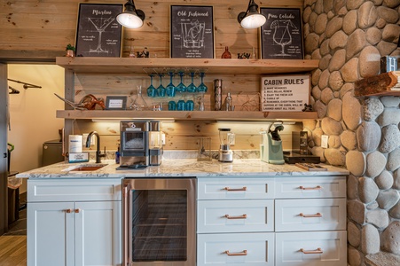 Elevated Escape - Lower Level Wet Bar