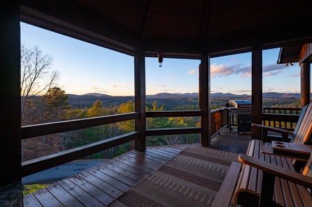 Serenity- View from Deck at Dusk