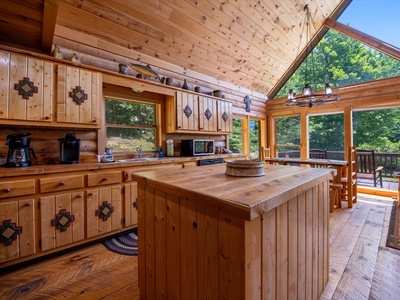 Hillside Hideaway - Kitchen Island