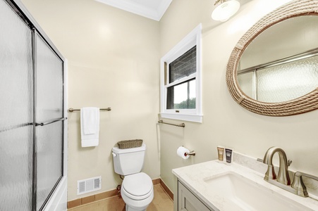 Blue Ridge Lakeside Chateau - Lower Level Bathroom